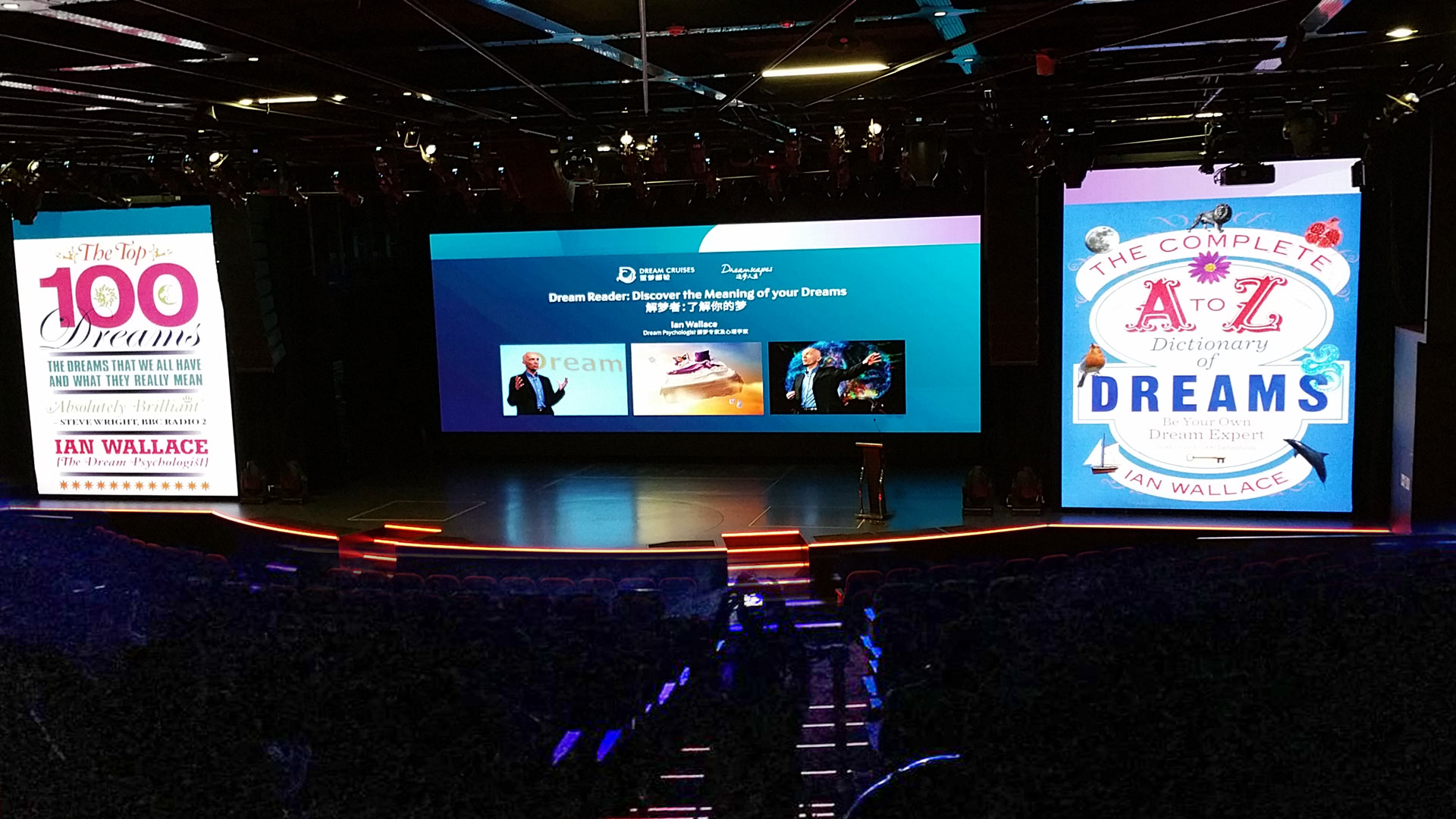 Dream Cruises, Zodiac Theatre, Ian Wallace Dreams Lectures